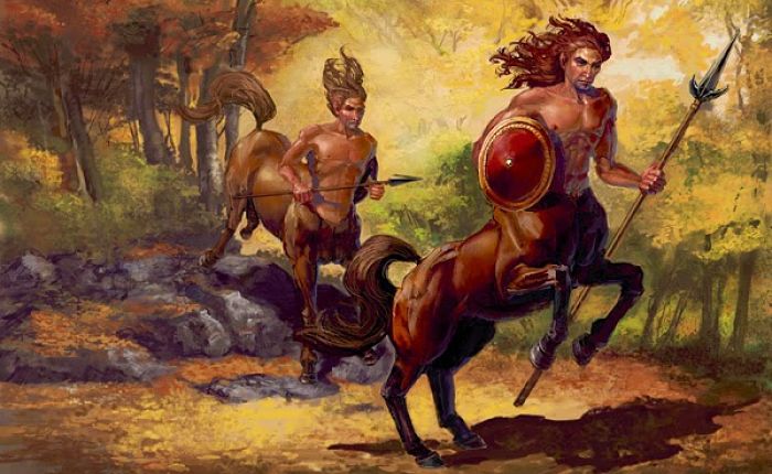 Criaturas mitologicas griegas centauros