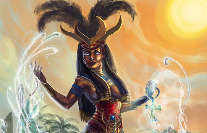 Anukis diosa egipcia
