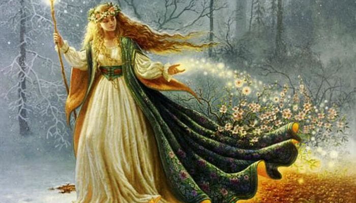 Gefion "dadora" diosa de la fertilidad