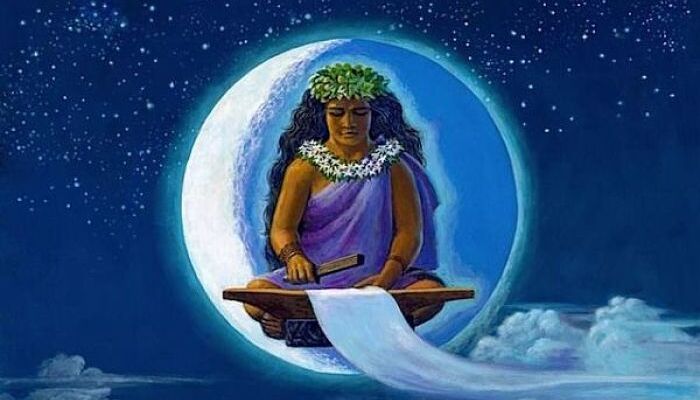 Hina diosa de la Luna Mitología Hawaiana