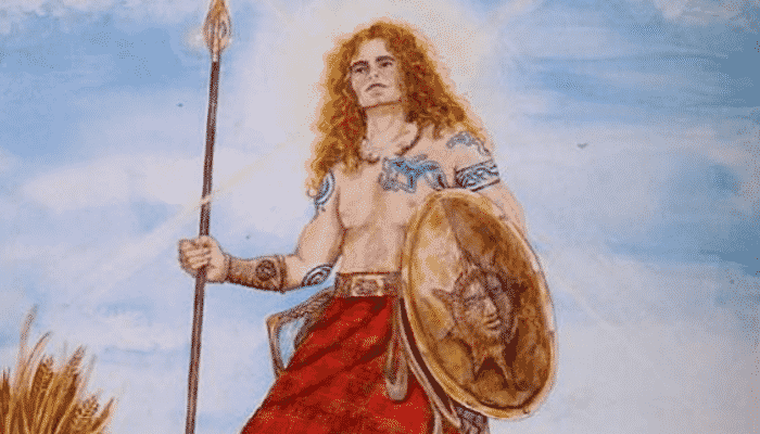 Dios del sol Dios guerrero del sol resplandeciente