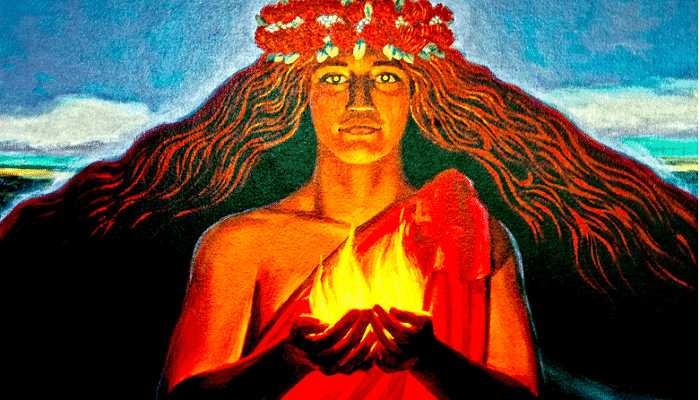 Pelé diosa del Volcán