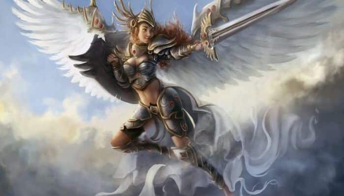 Diosa de las guerreras valquirias