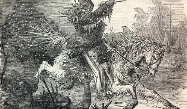 Ilustración de Jack en Harper. Ilustración de Jack Frost en 1864.