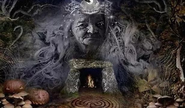 Reina del invierno 11) Diosa del Invierno Cailleach Béirre