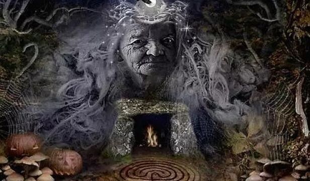 Reina del invierno 11) Diosa del Invierno Cailleach Béirre