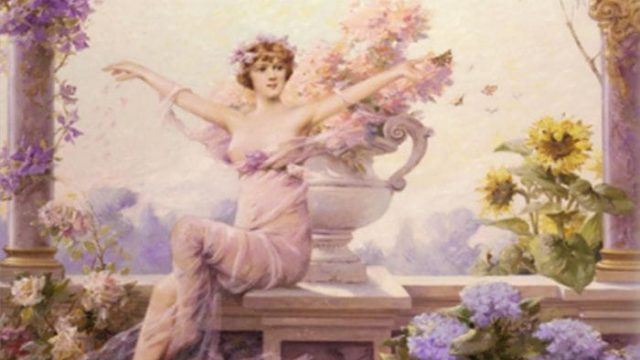 Divinidad gobernante de las flores y ornamentales que salen en los cultivos. 5. Flora