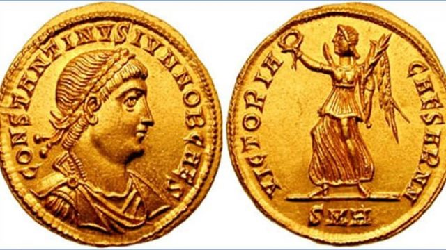 Moneda de la deidad de la victoria. 12. Victoria