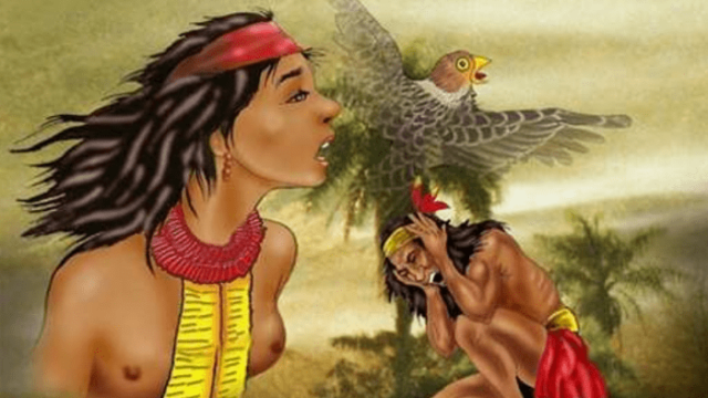 Es un ave que vaga por la selva llorando la perdida de su amado.